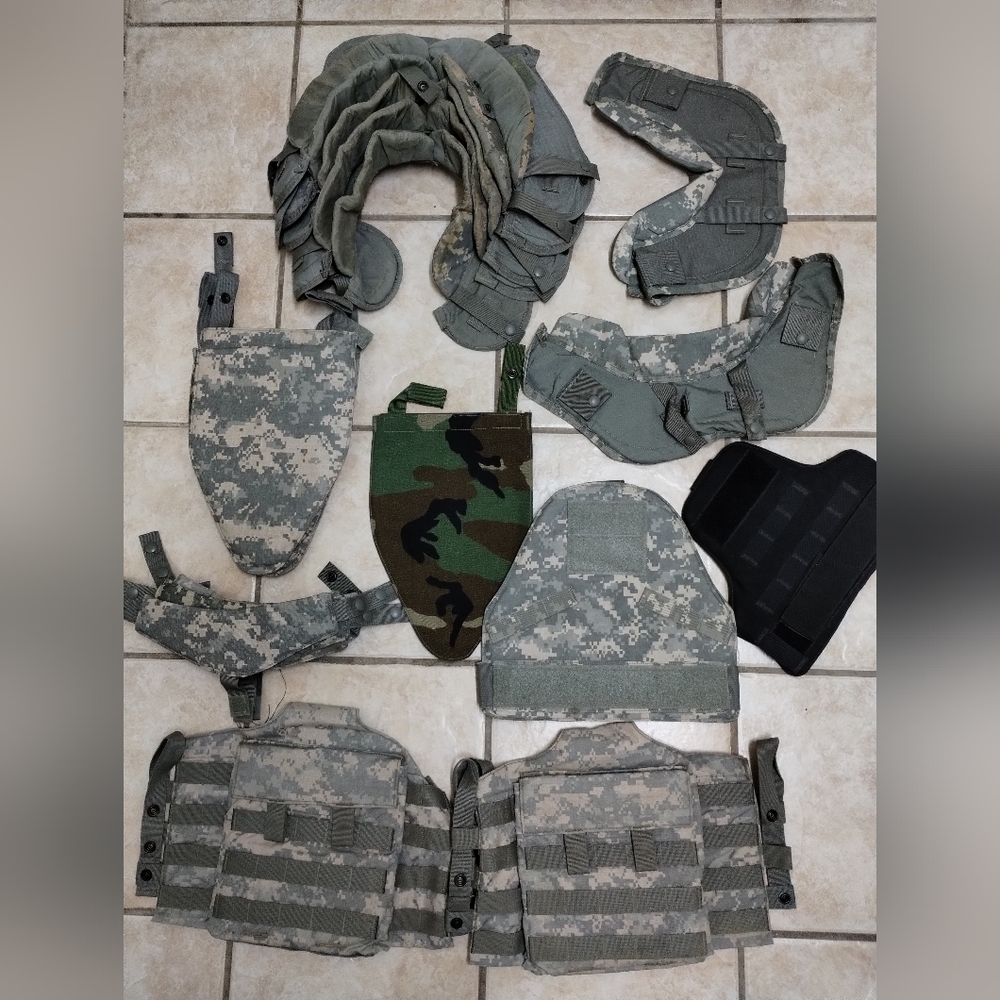 USGI IOTV OTV IBA Body Armor Accessory Parts UCP M81 Woodland